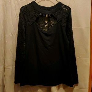 Torrid Lace Long Sleeve Foxy Tee